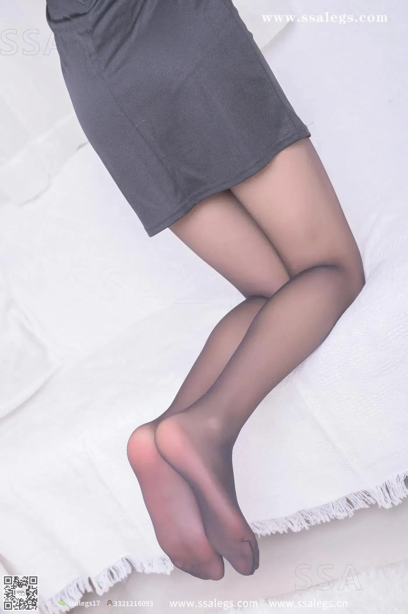 [SSA丝社]超清写真 NO.333 素素今天只想穿上黑丝给你看(下)[23] [45P]插图5